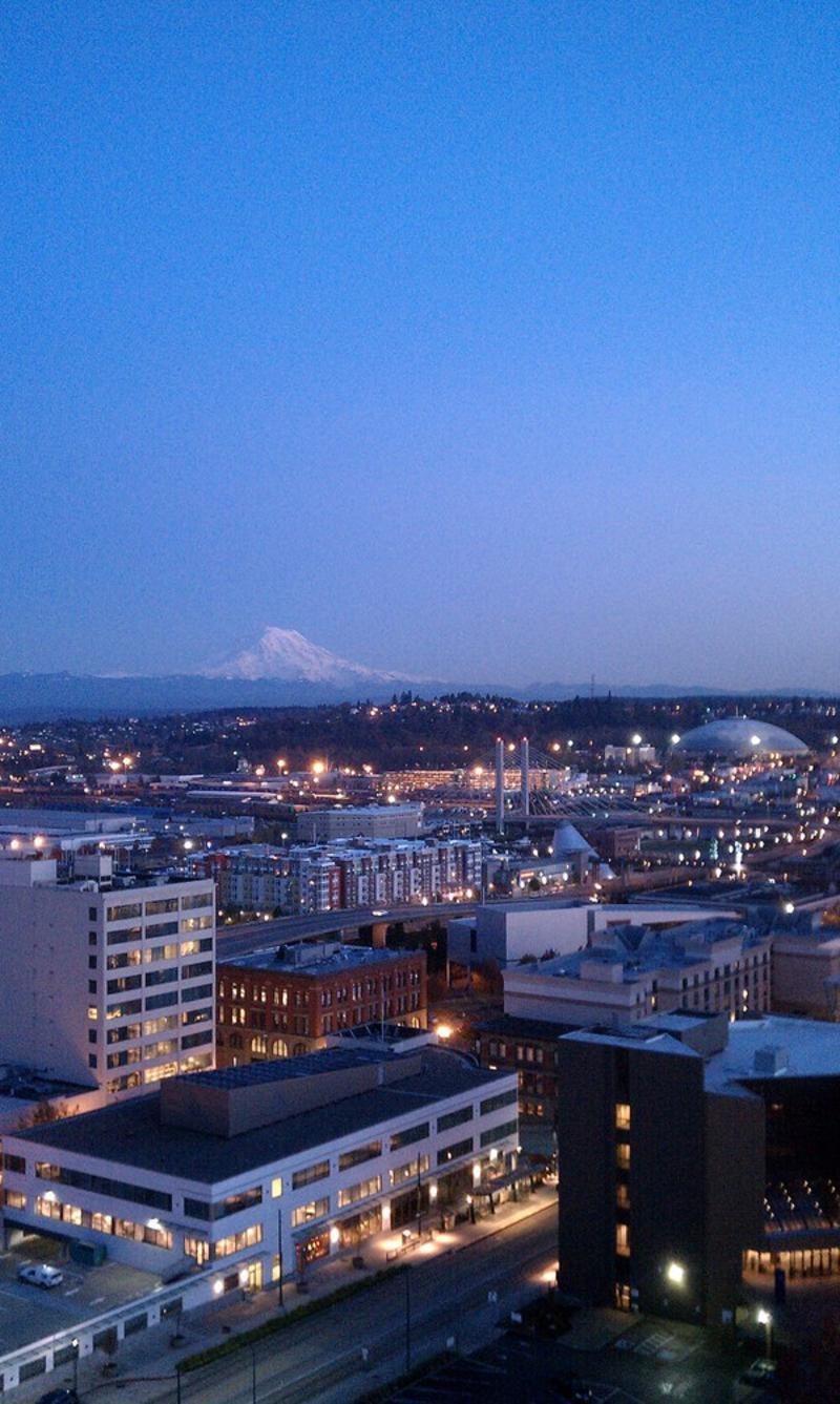 Hilton Garden Inn Tacoma Downtown Bagian luar foto